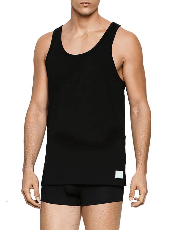 Calvin Klein - 2 Pack Φανελάκια σε μαύρο χρώμα