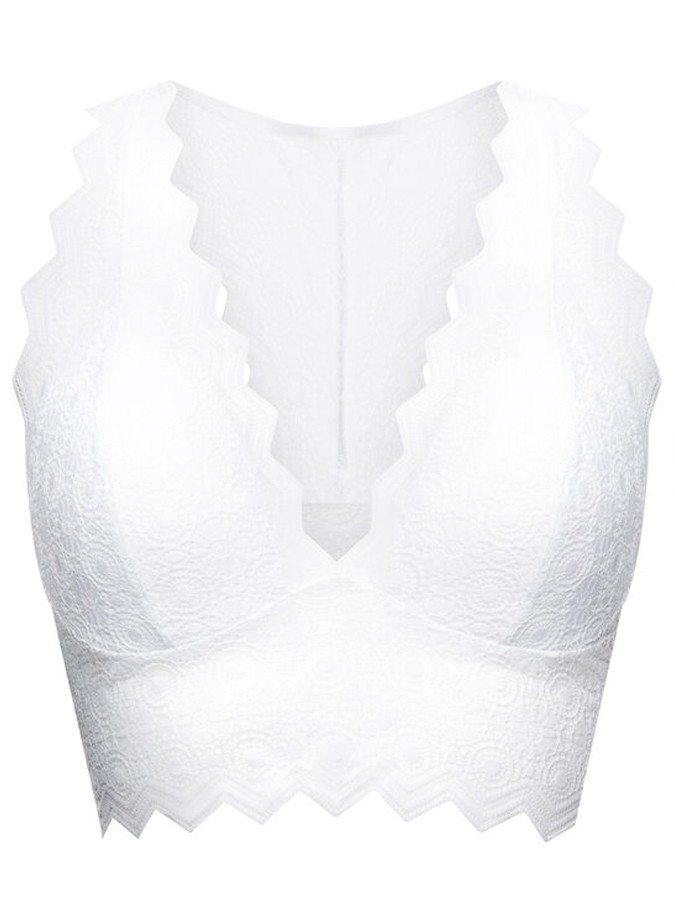 PASSIONATA BRALETTE ΛΕΥΚΟ ΧΩΡΙΣ ΜΠΑΝΕΛΑ ΜΕ ΕΛΑΦΡΙΑ ΕΠΕΝΔΥΣΗ - Image 3
