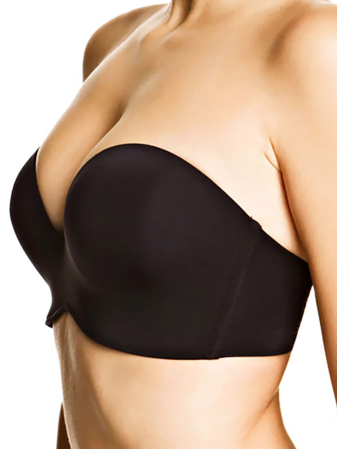 WONDERBRA ULTIMATE STRAPLESS ΜΑΥΡΟ ΑΟΡΑΤΟ ΣΟΥΤΙΕΝ ΑΝΟΡΘΩΣΗΣ - Image 3