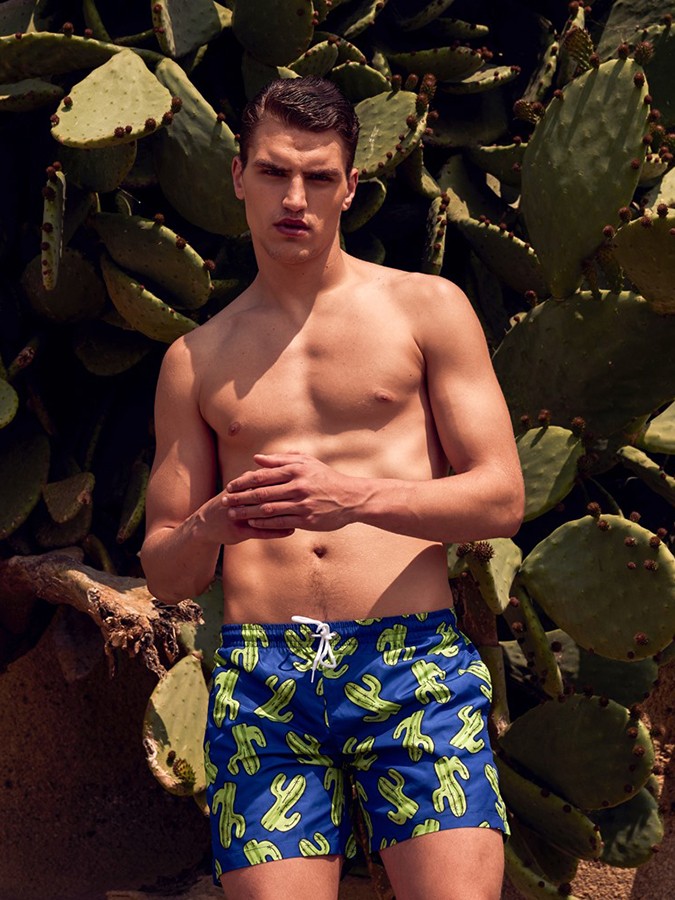 KHOS ΑΝΔΡΙΚΟ ΜΑΓΙΟ 'CACTUS PRINT' - Image 2