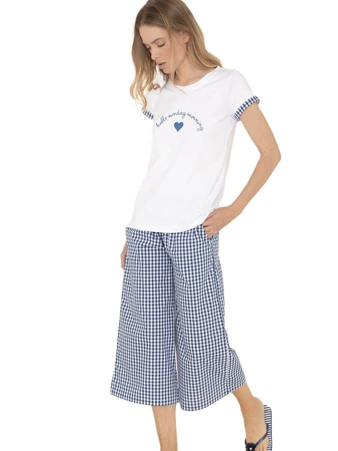 NOIDINOTTE ΓΥΝΑΙΚΕΙΑ ΠΥΤΖΑΜΑ - HOMEWEAR 100% COTTON