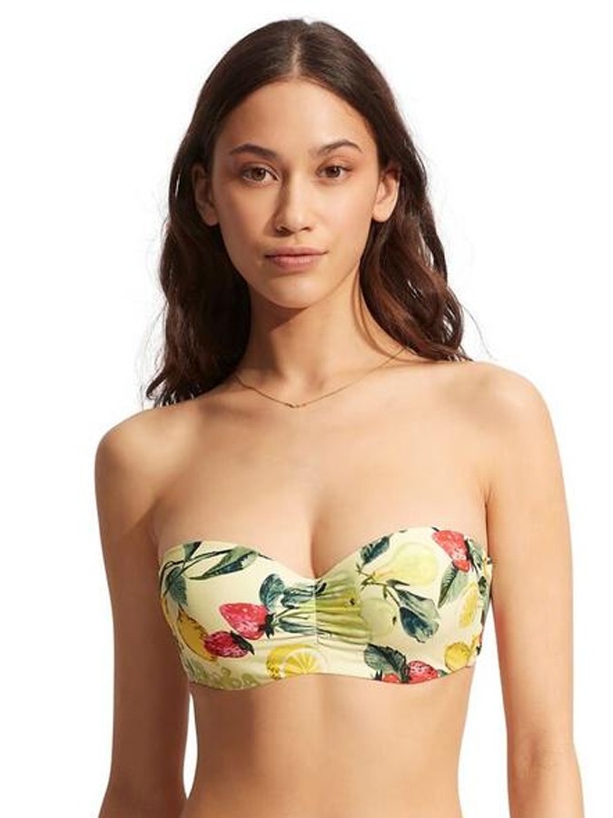 SEAFOLLY ΜΠΙΚΙΝΙ ΤΟΠ 'LEMONCELLO' ΜΕ ΜΠΑΝΕΛΑ ΚΑΙ ΕΠΕΝΔΥΣΗ CUP D
