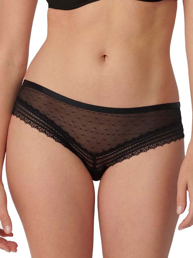 TRIUMPH ΓΥΝΑΙΚΕΙΟ ΣΛΙΠ HIPSTER ΜΑΥΡΟ TEMPTING TULLE 01 (ΚΑΝΟΝΙΚΟ)