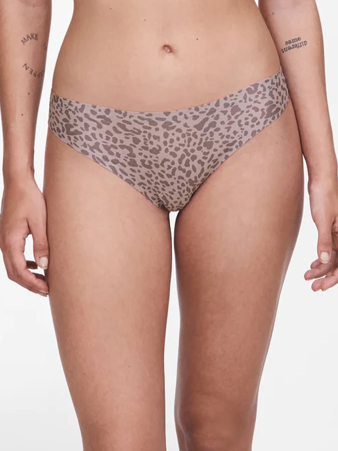 CHANTELLE SOFT STRETCH STRING ΣΛΙΠ ΛΕΟΠΑΡ ΓΚΡΙ - Image 2