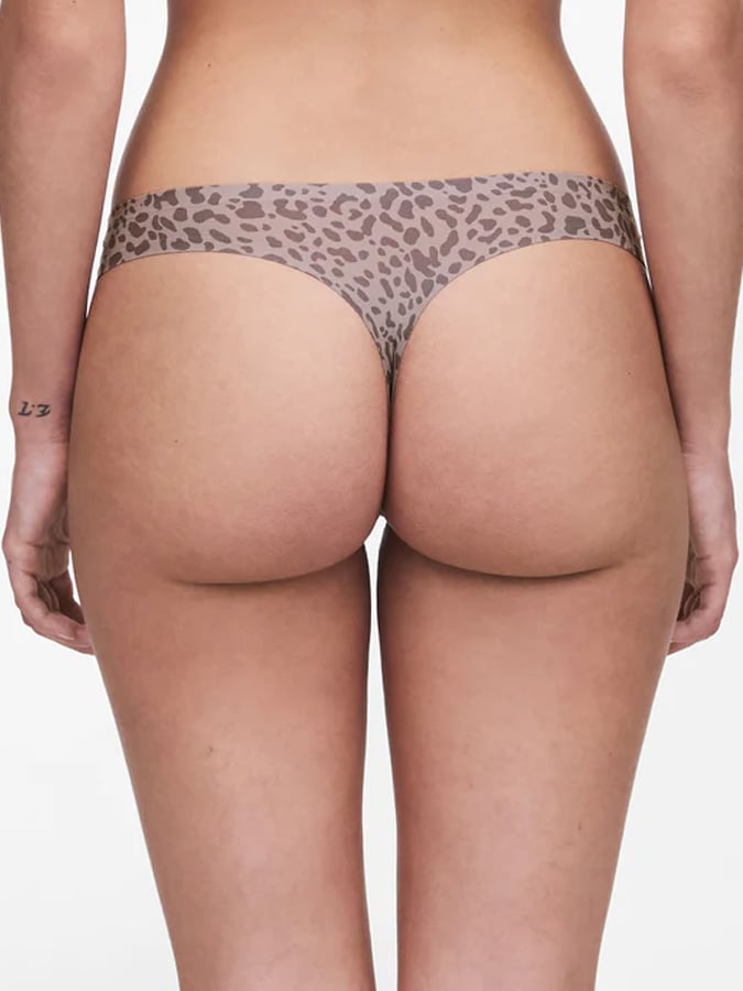 CHANTELLE SOFT STRETCH STRING ΣΛΙΠ ΛΕΟΠΑΡ ΓΚΡΙ - Image 3