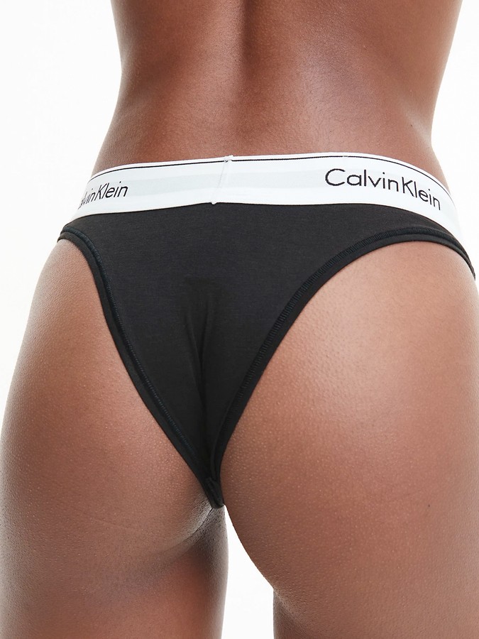 CALVIN KLEIN ΓΥΝΑΙΚΕΙΟ ΣΛΙΠ BRAZILIAN ΜΑΥΡΟ - Image 3