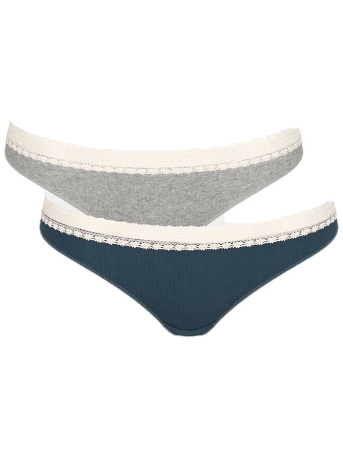 SLOGGI GO RIBBED BRAZIL ΓΥΝΑΙΚΕΙΑ ΑΠΟ ΟΡΓΑΝΙΚΟ ΒΑΜΒΑΚΙ (2-PACK)