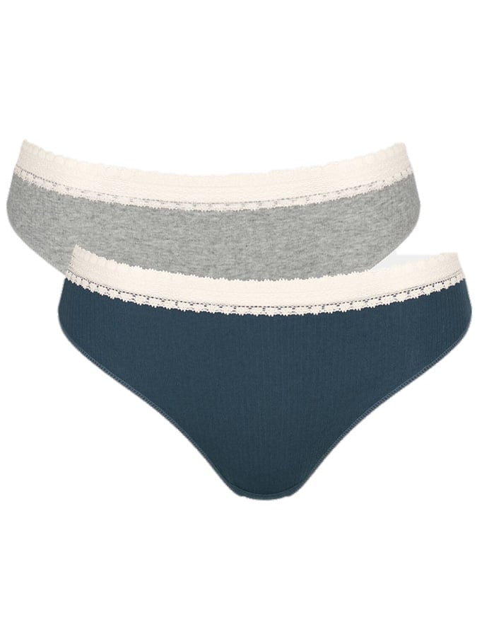 SLOGGI 'GO RIBBED' TAI ΓΥΝΑΙΚΕΙΑ ΑΠΟ ΟΡΓΑΝΙΚΟ ΒΑΜΒΑΚΙ (2-PACK)