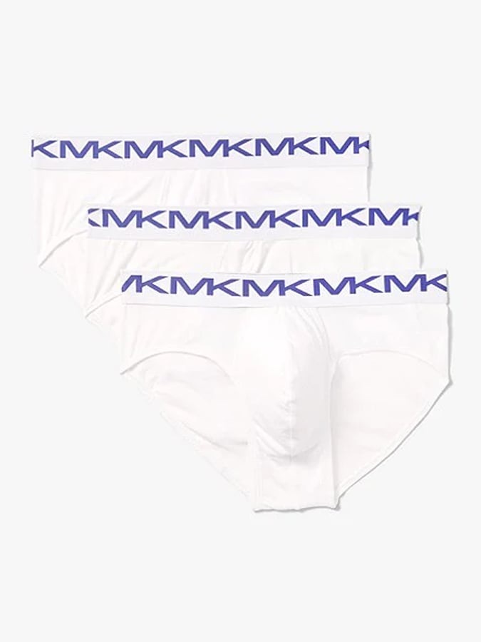 MICHAEL KORS ΑΝΔΡΙΚΑ ΛΕΥΚΑ ΣΛΙΠ BRIEFS 3ΠΛΟ ΠΑΚΕΤΟ