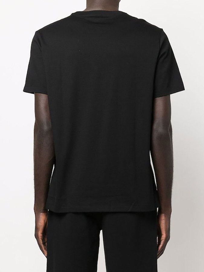 POLO RALPH LAUREN T-SHIRT ΜΑΥΡΟ ΜΕ ΛΕΥΚΟ ΛΟΓΟΤΥΠΟ 100% COTTON - Image 2