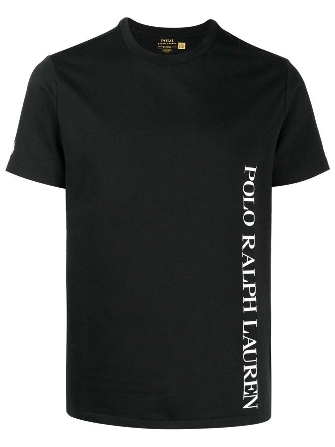 POLO RALPH LAUREN ΑΝΔΡΙΚΟ T-SHIRT ΜΑΥΡΟ ΜΕ ΛΑΙΜΟΚΟΨΗ - Image 3