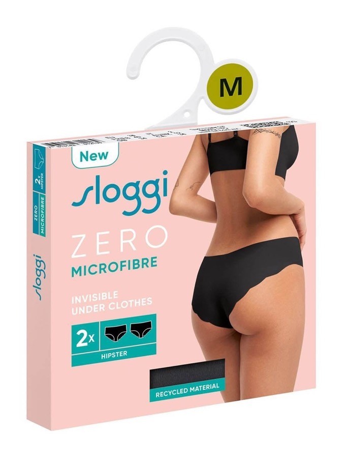 SLOGGI ZERO ΓΥΝΑΙΚΕΙΟ ΣΛΙΠ ΜΑΥΡΟ MICROFIBRE HIPSTER 2PACK - Image 7