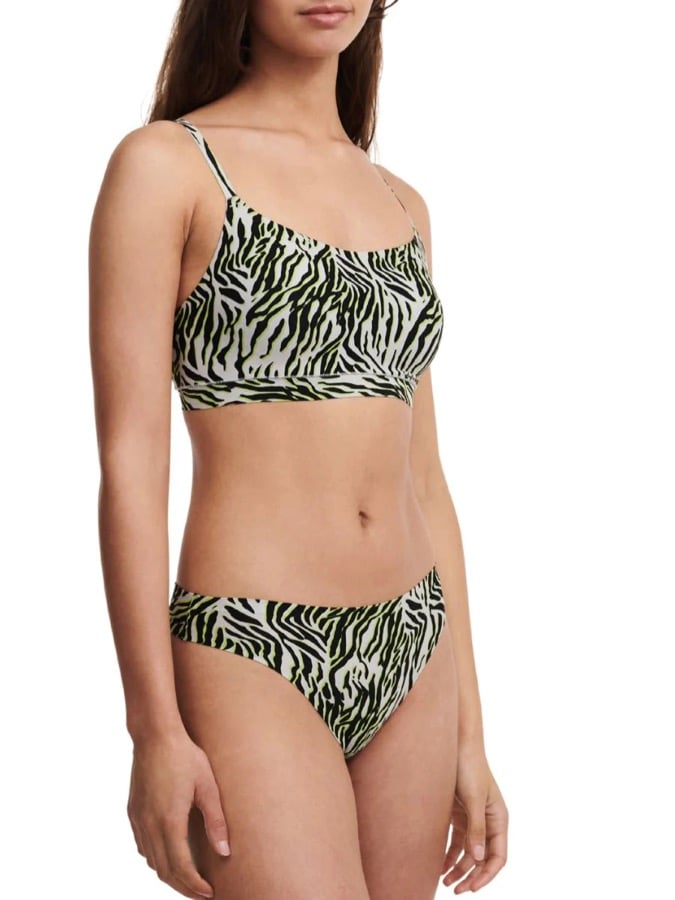 CHANTELLE SOFT STRETCH ΣΛΙΠ STRING IMPRIME ZEBRE - Image 4