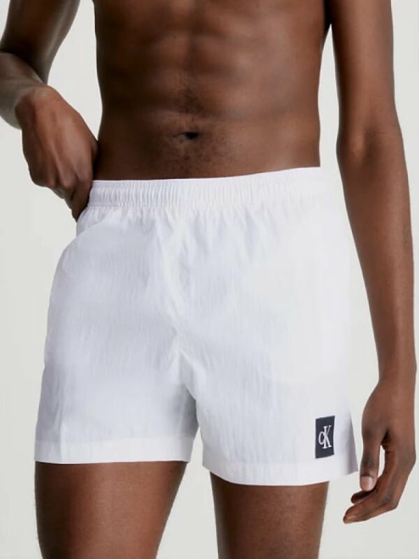 CALVIN KLEIN ΑΝΔΡΙΚΟ ΜΑΓΙΟ ΛΕΥΚΟ MEDIUM DRAWSTRING