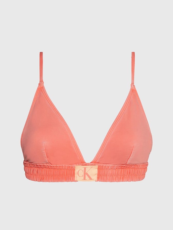 CALVIN KLEIN ΜΠΙΚΙΝΙ TOP FIXED TRIANGLE 'ISLAND PUNCH' - Image 4