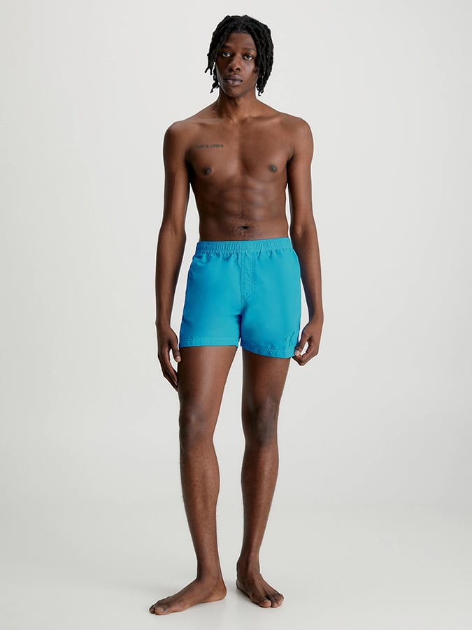 CALVIN KLEIN MEDIUM DRAWSTRING ΑΝΔΡΙΚΟ ΜΑΓΙΟ TURQUOISE - Image 4