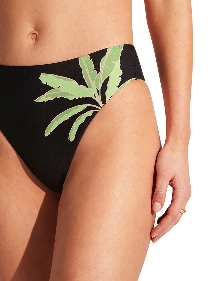 SEAFOLLY 'PALM PARADISE' ΜΠΙΚΙΝΙ ΣΛΙΠ HIGH RISE - Image 3
