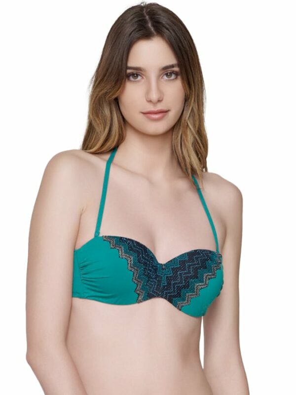 LUNA STRAPLESS ΜΠΙΚΙΝΙ TOP LUREX 'TOPAZ'