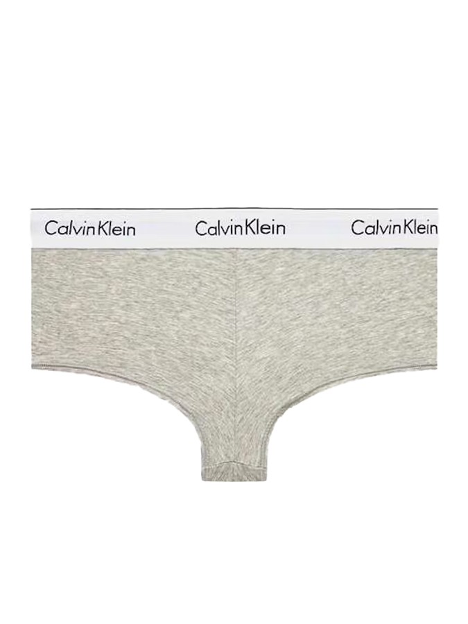CALVIN KLEIN ΓΚΡΙ ΓΥΝΑΙΚΕΙΟ ΣΛΙΠ BOXER (COTTON)