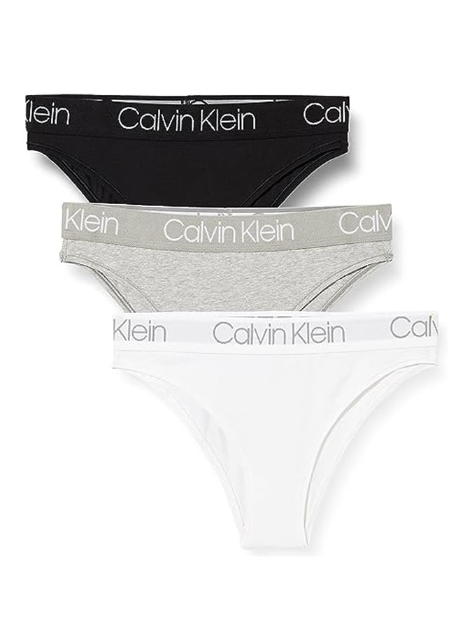 CALVIN KLEIN ΓΥΝΑΙΚΕΙΑ ΣΛΙΠ HIGH LEG TANGA (3 PACK COTTON)