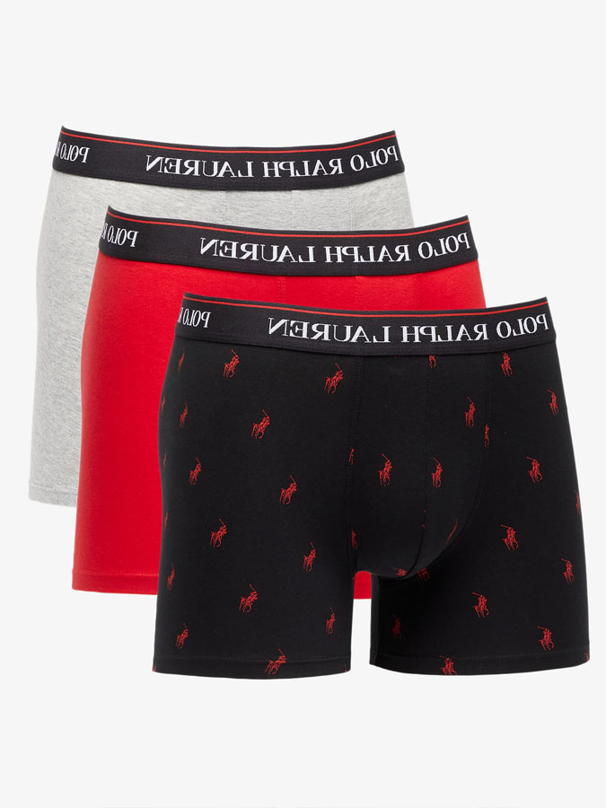 POLO RALPH LAUREN ΑΝΔΡΙΚΑ BOXER TRUNKS STRETCH COTTON 3 PACK