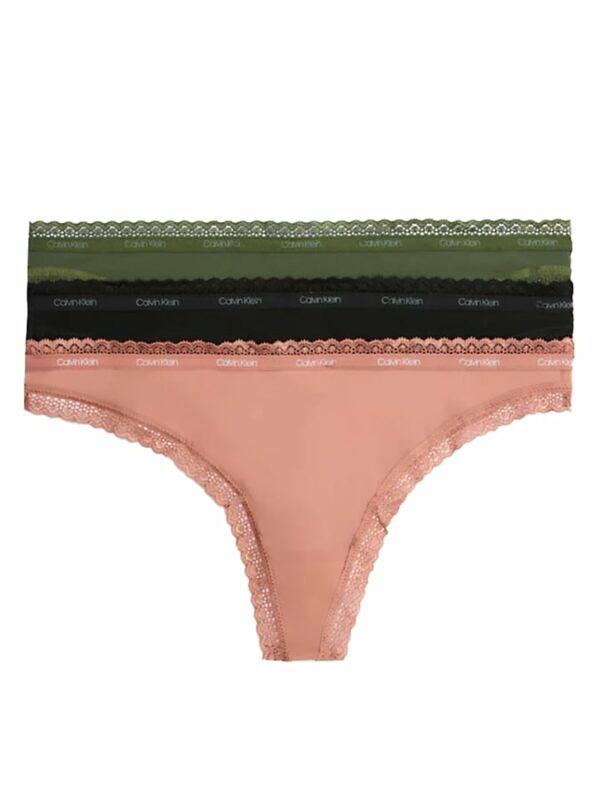 CALVIN KLEIN ΓΥΝΑΙΚΕΙΑ MICROFIBER ΣΛΙΠ STRING (3 PACK)