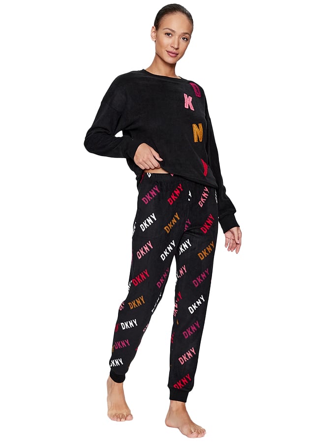 DKNY "GIFT BETTER" ΓΥΝΑΙΚΕΙΟ ΣET ΠΥΤΖΑΜΑΣ FLEECE