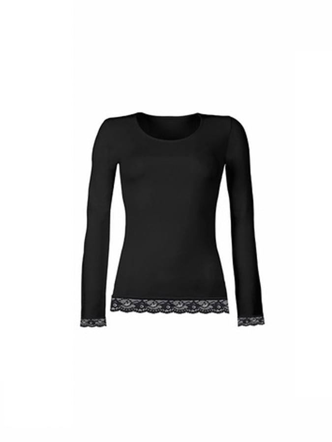 COTONELLA ΓΥΝΑΙΚΕΙΟ T-SHIRT ΒΑΜΒΑΚΕΡΟ ΜΕ ΔΑΝΔΕΛΑ - Image 3