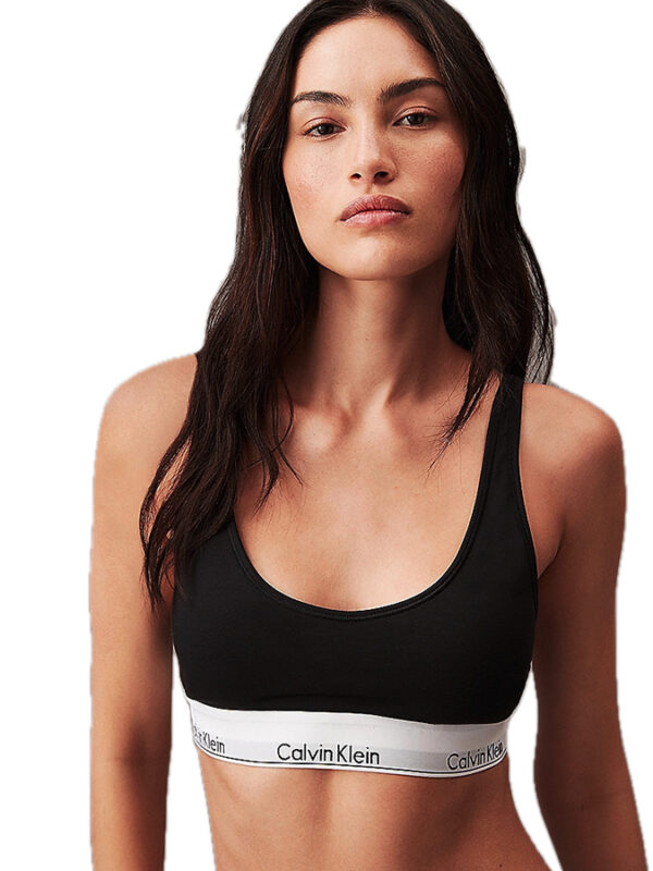 CALVIN KLEIN BRALETTE ΜΕ ΑΦΑΙΡΟΥΜΕΝΗ ΕΠΕΝΔΥΣΗ ΚΑΙ ΚΟΥΜΠΩΜΑ