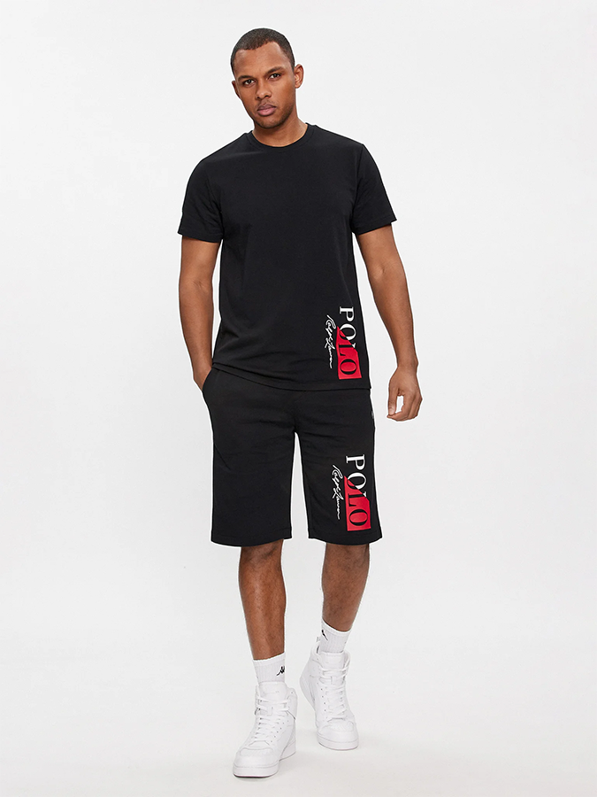 POLO RALPH LAUREN ΜΑΥΡΟ ΑΝΔΡΙΚΟ T-SHIRT (REGULAR FIT) - Image 4