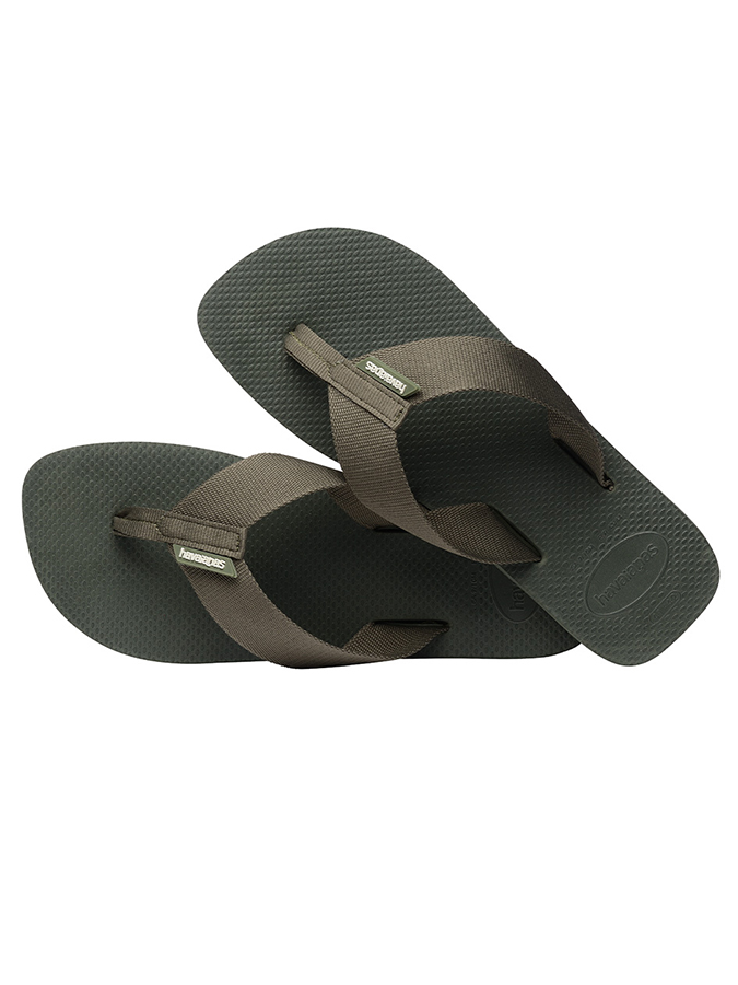 HAVAIANAS ΣΑΝΔΑΛΙΑ URBAN BASIC OLIVE GREEN - Image 3