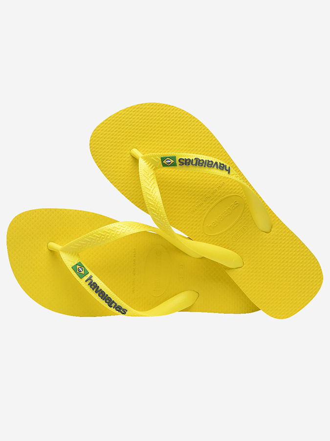 HAVAIANAS ΣΑΝΔΑΛΙΑ BRAZIL LOGO NEON YELLOW/CITRUS - Image 3