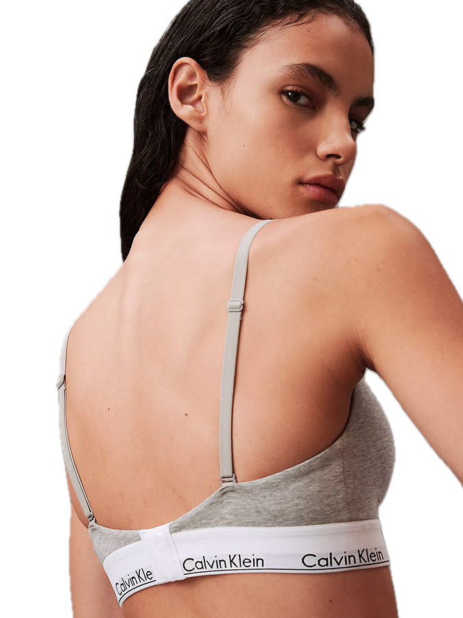 CALVIN KLEIN ΓΥΝΑΙΚΕΙΟ ΤΡΙΓΩΝΟ ΣΟΥΤΙΕΝ ΜΕ ΚΟΥΜΠΩΜΑ ΜΠΡΟΣ-ΠΙΣΩ - Image 2