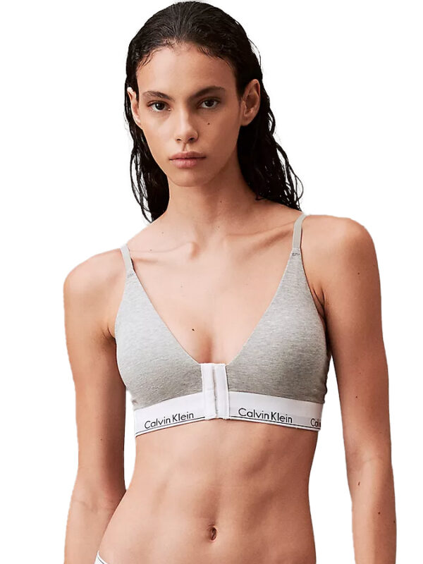 CALVIN KLEIN ΓΥΝΑΙΚΕΙΟ ΤΡΙΓΩΝΟ ΣΟΥΤΙΕΝ ΜΕ ΚΟΥΜΠΩΜΑ ΜΠΡΟΣ-ΠΙΣΩ