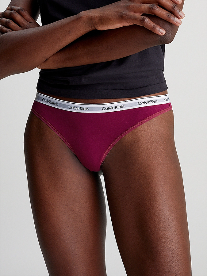 CALVIN KLEIN ΓΥΝΑΙΚΕΙΑ ΣΛΙΠ STRING ΒΑΜΒΑΚΕΡΑ (3PACK) - Image 2