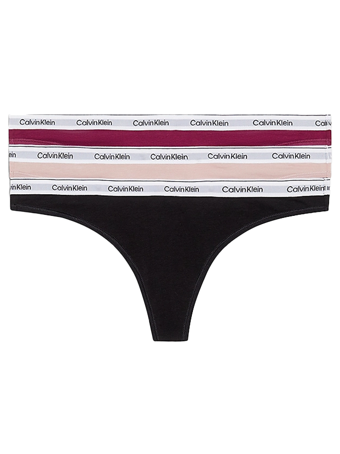 CALVIN KLEIN ΓΥΝΑΙΚΕΙΑ ΣΛΙΠ STRING ΒΑΜΒΑΚΕΡΑ (3PACK)