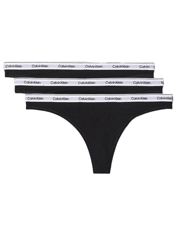 CALVIN KLEIN ΓΥΝΑΙΚΕΙΑ ΣΛΙΠ STRING ΒΑΜΒΑΚΕΡΑ (3PACK-COTTON STRETCH)