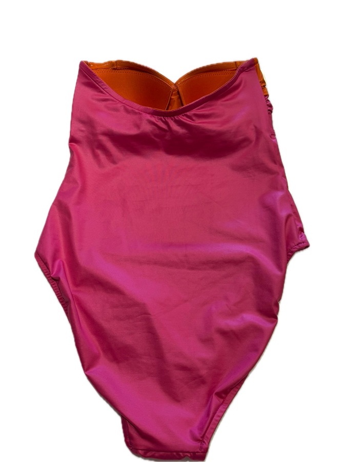 SEAFOLLY ΓΥΝΑΙΚΕΙΟ ΟΛΟΣΩΜΟ ΜΑΓΙΟ STRAPLESS RIO COLOR BLOCK TWIST BANDEAU - Image 4