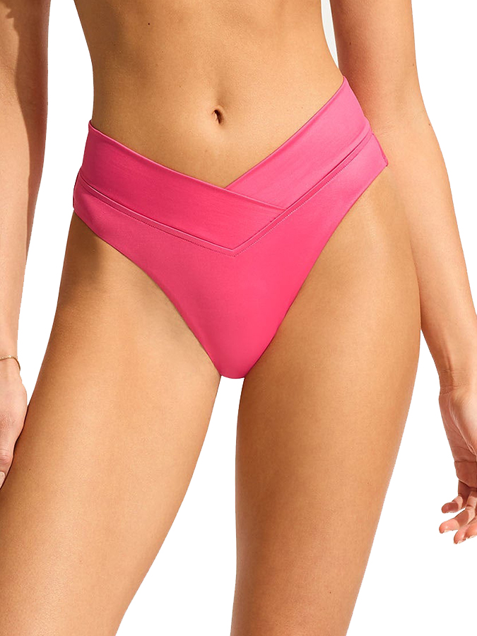 SEAFOLLY ΓΥΝΑΙΚΕΙΟ BIKINI SLIP ΨΗΛΟΜΕΣΟ SOLEIL TWIST
