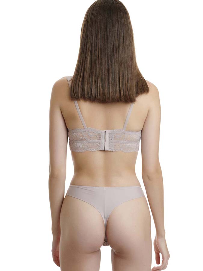 WALK ΣΛΙΠ BRAZILIAN ΜΕ ΔΑΝΤΕΛΑ NUDE ΧΡΩΜΑ - Image 2