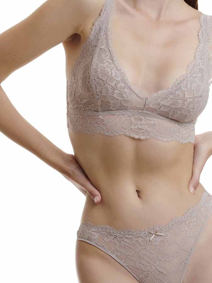 WALK ΣΛΙΠ BRAZILIAN ΜΕ ΔΑΝΤΕΛΑ NUDE ΧΡΩΜΑ - Image 3