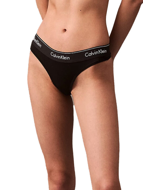 CALVIN KLEIN ΓΥΝΑΙΚΕΙΟ ΣΛΙΠ STRING ΜΕ ΦΑΡΔΥ ΛΑΣΤΙΧΟ