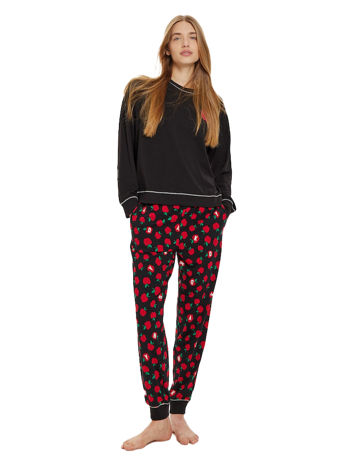 DKNY SET ΠΥΤΖΑΜΑ ΜΗΛΑΡΑΚΙΑ