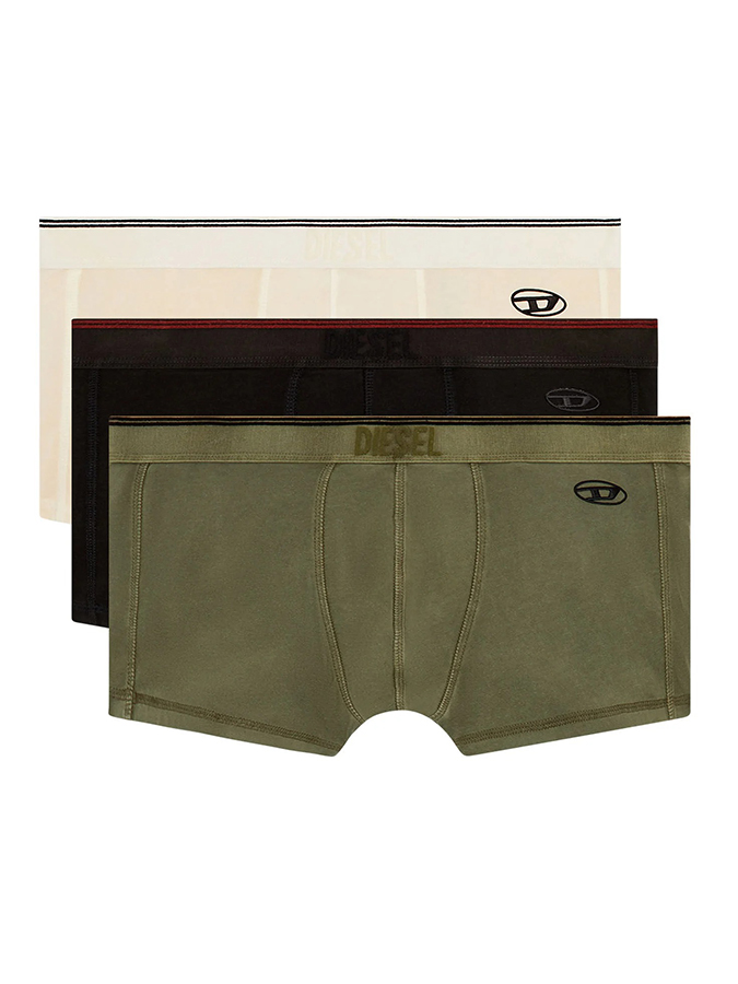 DIESEL BOXER TRUNKS ΑΝΔΡΙΚΑ ΜΟΝΟΧΡΩΜΑ (3 PACK)