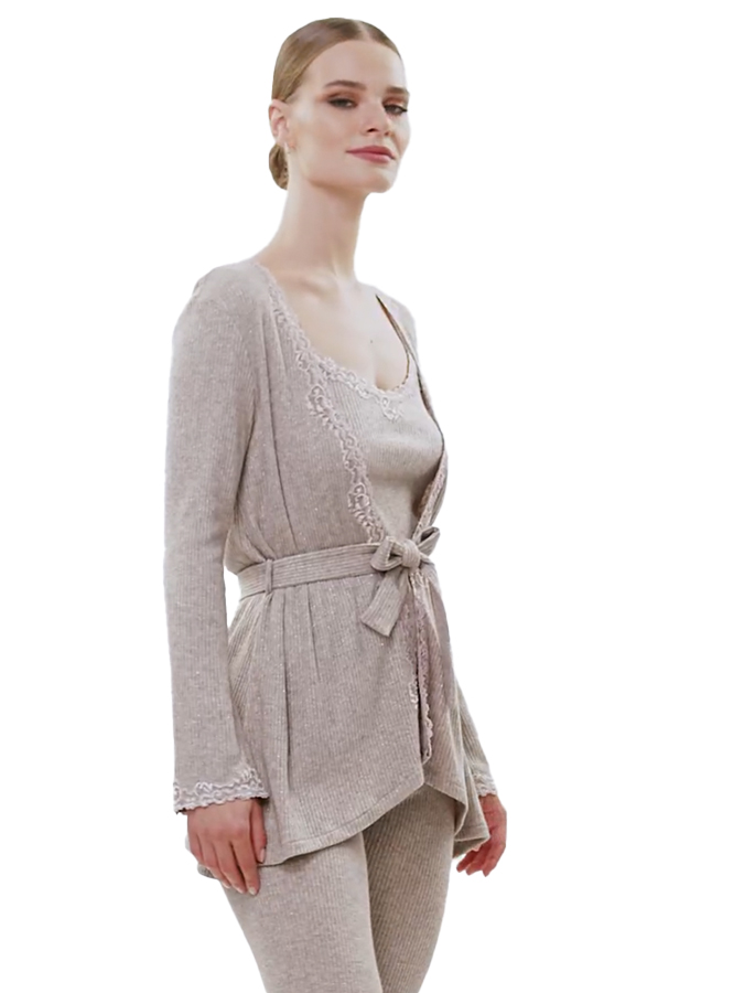 LIDA HOMEWEAR ΓΥΝΑΙΚΕΙΟ ΣΕΤ ΠΥΤΖΑΜΕΣ (3PCS) - Image 3
