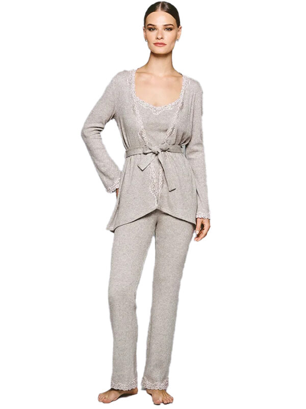 LIDA HOMEWEAR ΓΥΝΑΙΚΕΙΟ ΣΕΤ ΠΥΤΖΑΜΕΣ (3PCS)