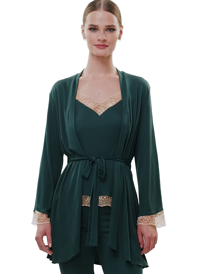 LIDA HOMEWEAR ΓΥΝΑΙΚΕΙΟ ΣΕΤ ΠΥΤΖΑΜΕΣ (3PCS) - Image 3