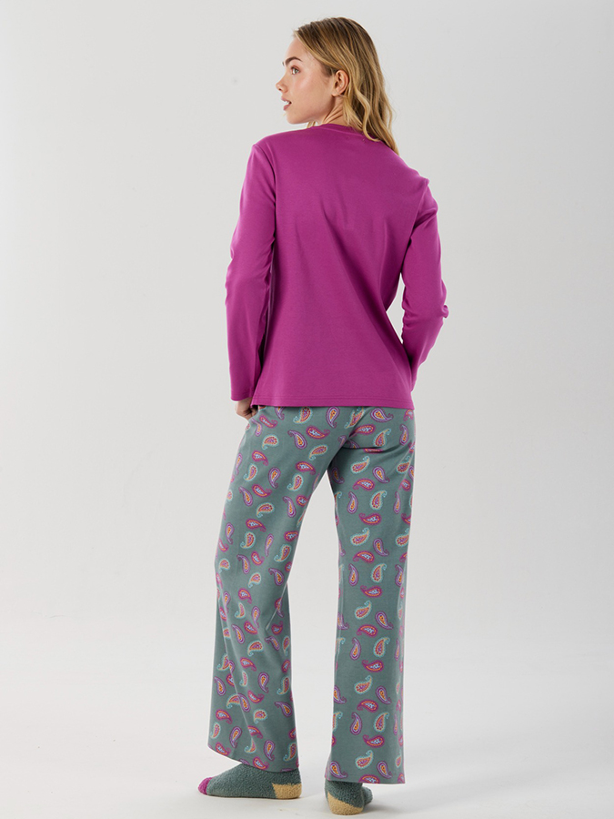 BRILLIAMO ΓΥΝΑΙΚΕΙΑ ΠΥΤΖΑΜΑ 100% COTTON - Image 2