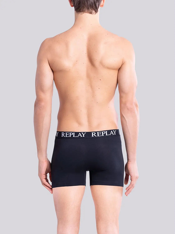 REPLAY ΜΑΥΡΑ BOXER TRUNKS (3PACK) - Image 3