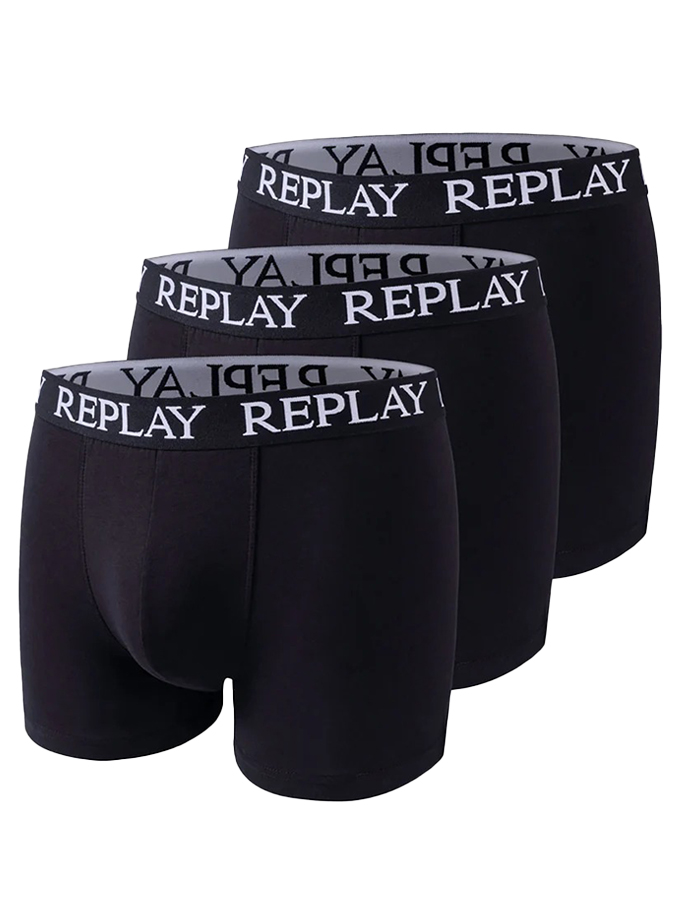 REPLAY ΜΑΥΡΑ BOXER TRUNKS (3PACK)